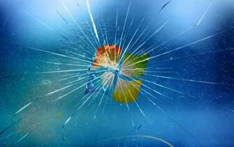 Broken Glass Windows Wallpaper