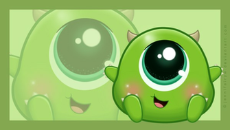 Chibi Mike Wazowski Wallpaper By Jennifairyw