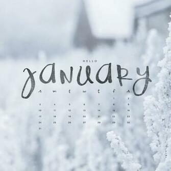 Hello January Winter Desktop Wallpaper At Wallpaperbro