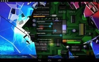 Cracked Screen 3d Parallax HD Live Wallpaper