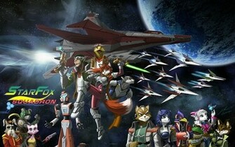 Space Star Fox Peppy Hare Crew Falco Mccloud Wallpaper