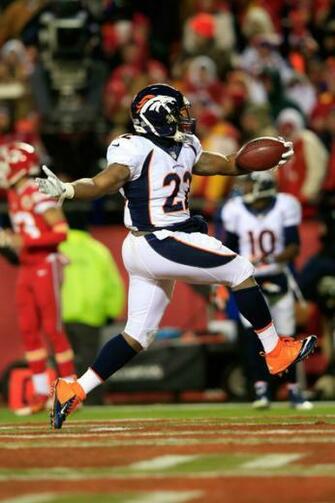 Anderson C J Of The Denver Broncos Celebrates