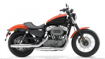 Harley Davidson Sportster Xl1200n Nightster Orange Color HD Wallpaper