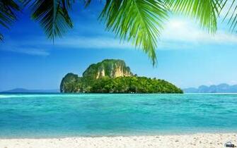 Wallpaper Uninhabited Island Poda Krabi Thailand