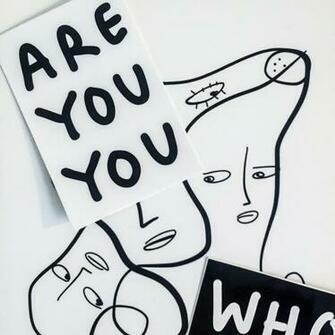 Shantell Martin With Image Peace Gesture Stickers