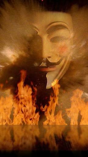Unofficial Anonymous Live Wallpaper HD Guy Fawkes Mask Donation No