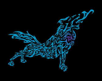 Tribal Wolf By Nightcrawling
