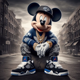 Mickey Mouse Gangster Wallpaper