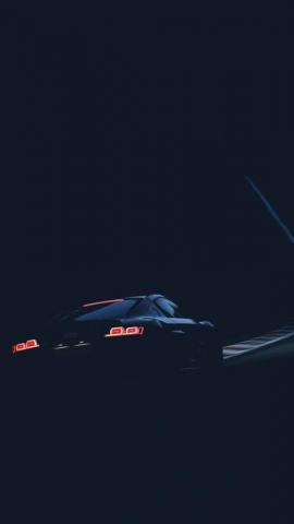 Aston Martin Black Car Dark iPhone 5s Wallpaper