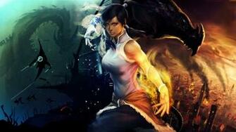 Legend Of Korra Avatar Fire Water Earth Bending HD
