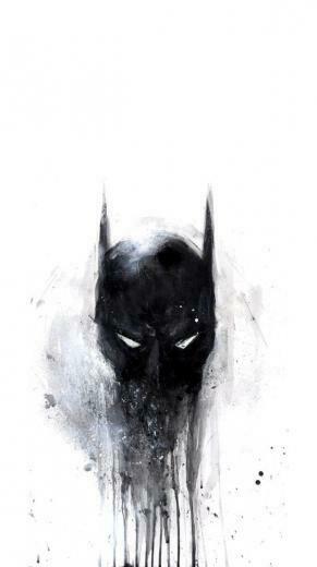 Batman Scary Painting Wallpaper