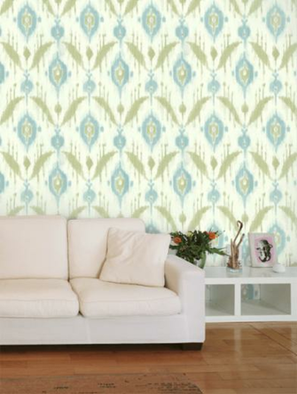 Thibaut Island Ikat Wallpaper T