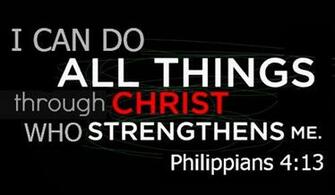 I Can Do All Things Through Christ Wallpaper