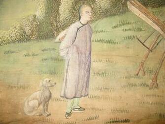 Very Fine 18th Century Chinese Handpainted Wallpaper At 1stdibs