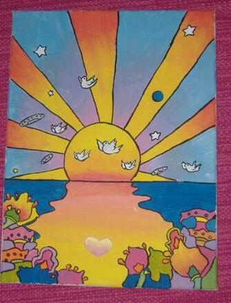 Peter Max Painting By Aayaanime