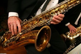 Saxophone Wallpaper Open Walls