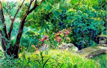 Trying To Draw Ghibli Background With Color Pencils This Is My