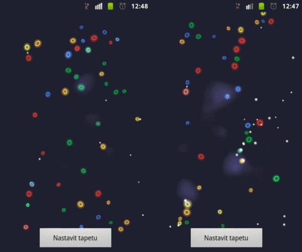 Google Nexus Live Wallpaper Microbes