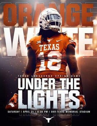 Football Orange White Spring Game Set For Saturday April