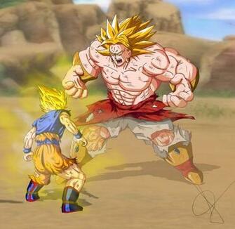 Goku Vs Broly By Alleckx