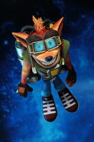 Neca Crash Bandicoot Deluxe With Jet Pack
