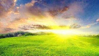 Spring Sunrise Scene