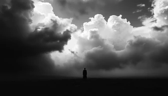 Sad Black And White Wallpaper