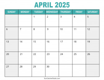 April Calendar Printable Word Count Wallpaper