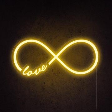 Beautiful Led Neon Art Piece Infinity Love Elitist Signs