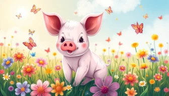Cute Pig Wallpaper