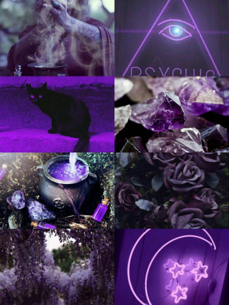 Purple Witchy Aesthetic Aancfx4blgarpxn5 Wallpaper