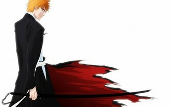 Anime Bleach Kurosaki Ichigo Bankai White