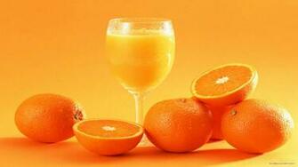 Sweet Orange Juice Wallpaper Pc Screen