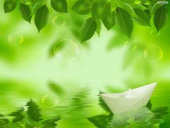 Green Leaf Wallpaper Leaves