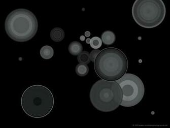 Concentric Circles Background Grey On A Black