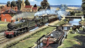 Wallpaper Desk Trains HD Wallpaperwallpaper