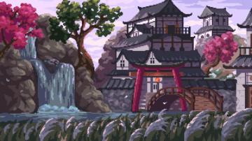 Pixel Art Journey On Japanese Scene I Drew Somewhat