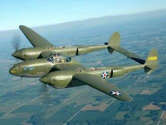 Lockheed P Lightning Fighter Usaaf