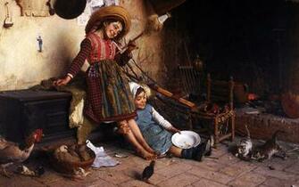 Painting Of The Famous Artist Wallpaper And Image