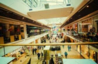 Shopping Mall Background Architecture Photos Creative Market