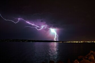 Lightning Strikes Wallpaper Background