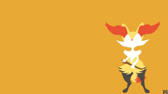 Braixen Minimalistic Wallpaper By Dgenr