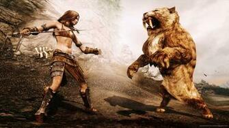 Saber Tooth Tiger Wallpaper On