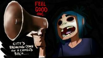 Gorillaz Feel Good Inc Windmill Wallpaper By Kyrakuu