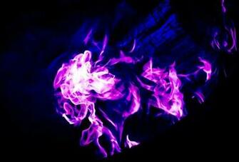 Purple Flames Background