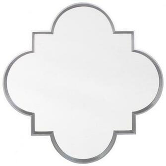 Silver Leaf Quatrefoil Mirror Large By Image Home