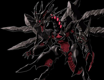 Anime Epic Red And Black Dragon Render By Mastergawain