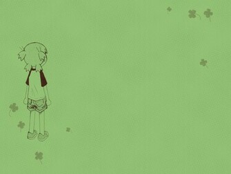 Green Yotsuba Wallpaper