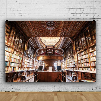 Amazon Yongfoto Vintage Library Backdrop European