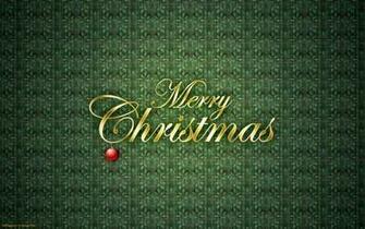 Green Christmas Background Screen